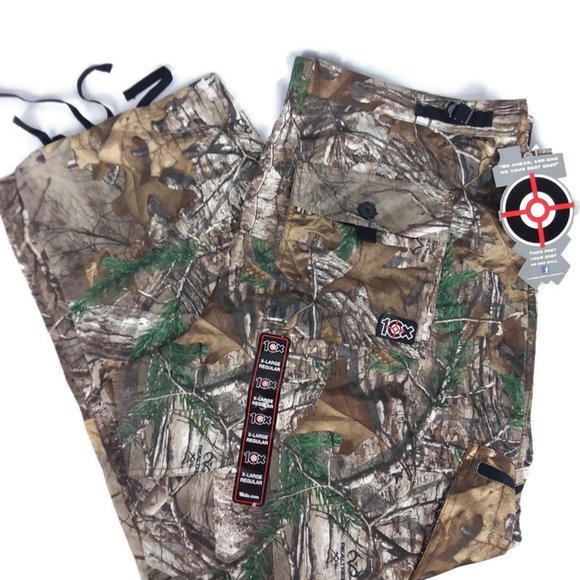 Walls 10X Mens Realtree Xtra Camouflage Camo Hunting Cargo Pants XL 42 - 44 NEW - Picture 1 of 10